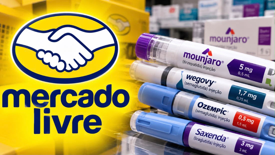 Mercado Livre entra na disputa pelas “canetas emagrecedoras” e pressiona grandes redes de farmácias